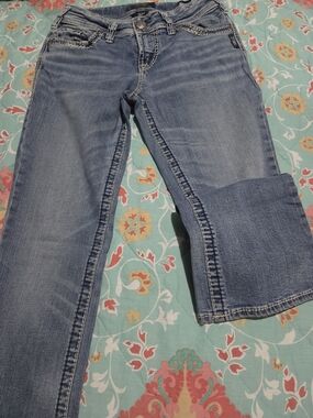 Silver Jeans Light Blue Boot Cut Womens Jeans